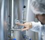 pressure gauge industrial checking by white coat man